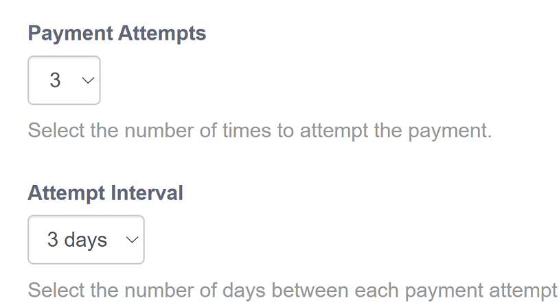 Teachworks payment attempts dialog