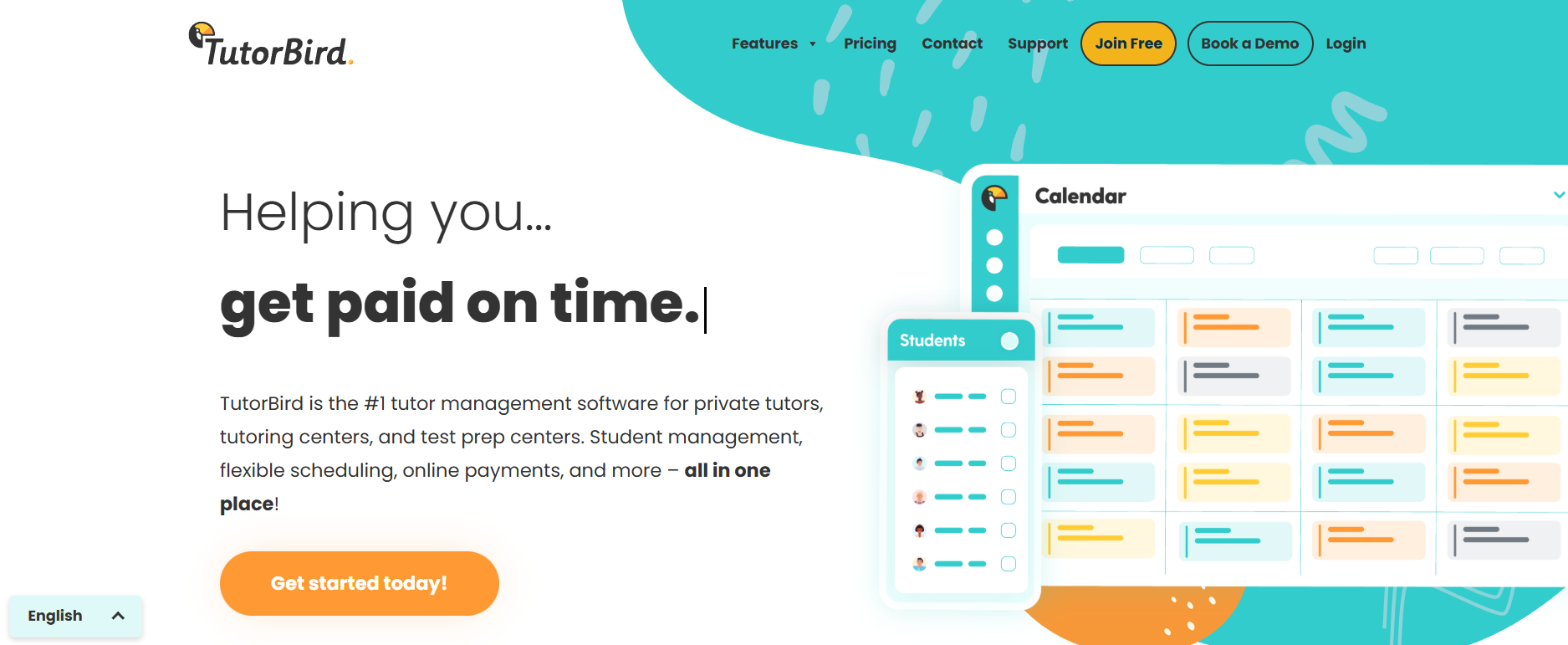 TutorBird pricing example screenshot