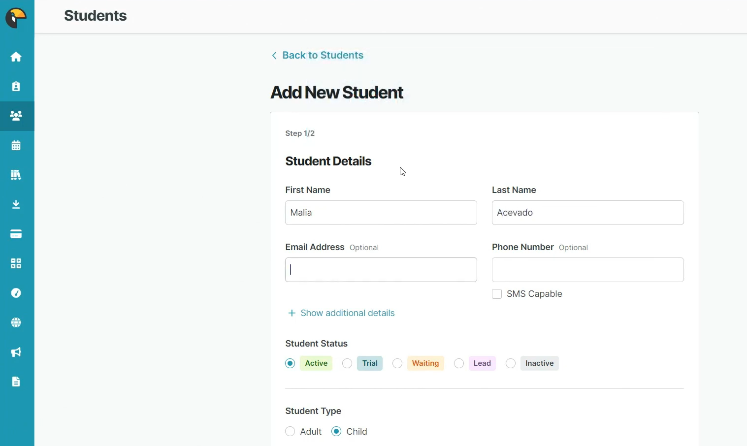 TutorBird student management