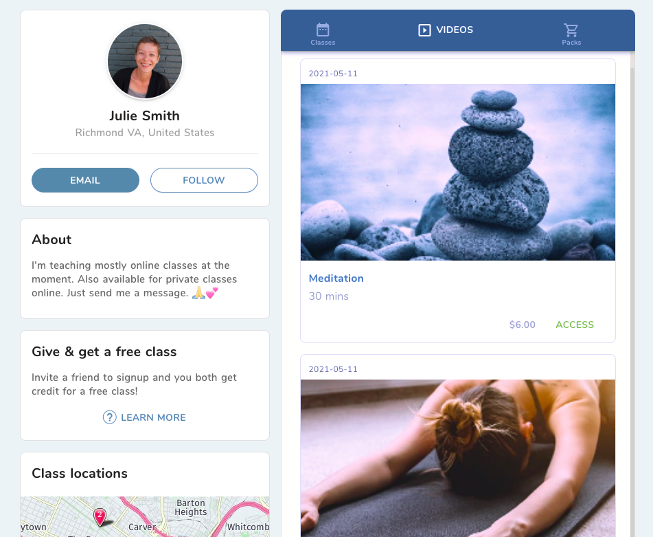 Ubindi video library